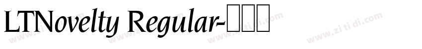LTNovelty Regular字体转换